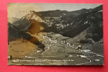 AK Schwarzau im Gebirge / 1940-1960 / Falkenstein / Strassen / Bauernhöfe / Niederösterreich